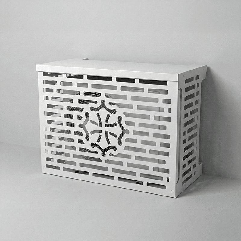 cache clim blanc